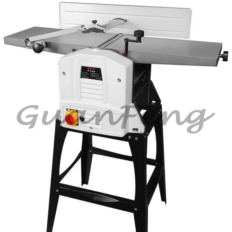 Woodworking Thicknesser - 10-Zoll Hochleistungs-Multifunktions-Dickenhobel und Abrichthobel mit 220V