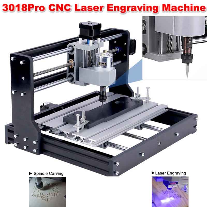 Woodworking Cnc Machine - CNC 3018Pro Holzbearbeitungs- und Graviermaschine 15W