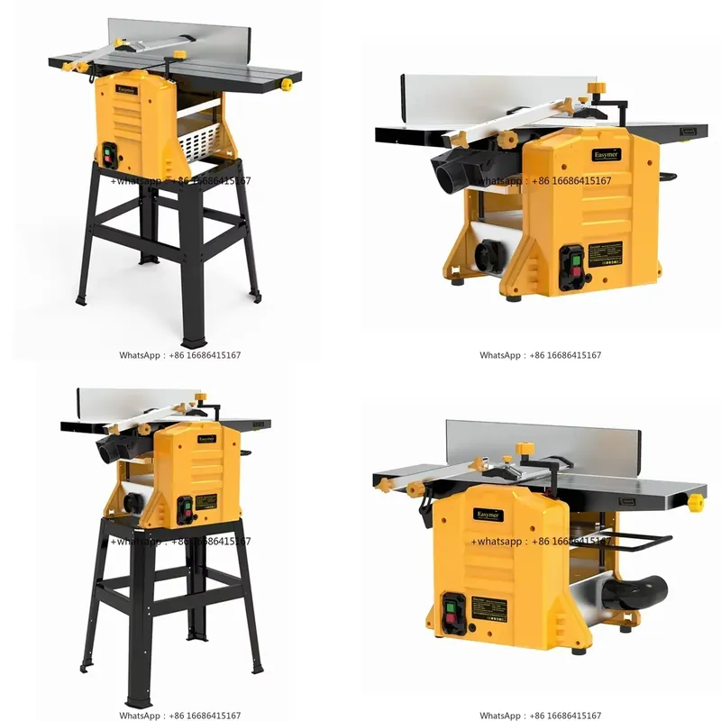 Woodworking Thicknesser - 2-in-1-Hobelmaschine und 10-Zoll-Dickenhobel mit Langlochfrästisch, multifunktionale