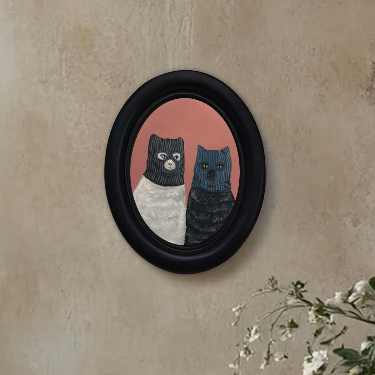 Woodworking Room - 1 Stück Ausgefallene Diebkatzen-Wanddekoration, Lustige Katze