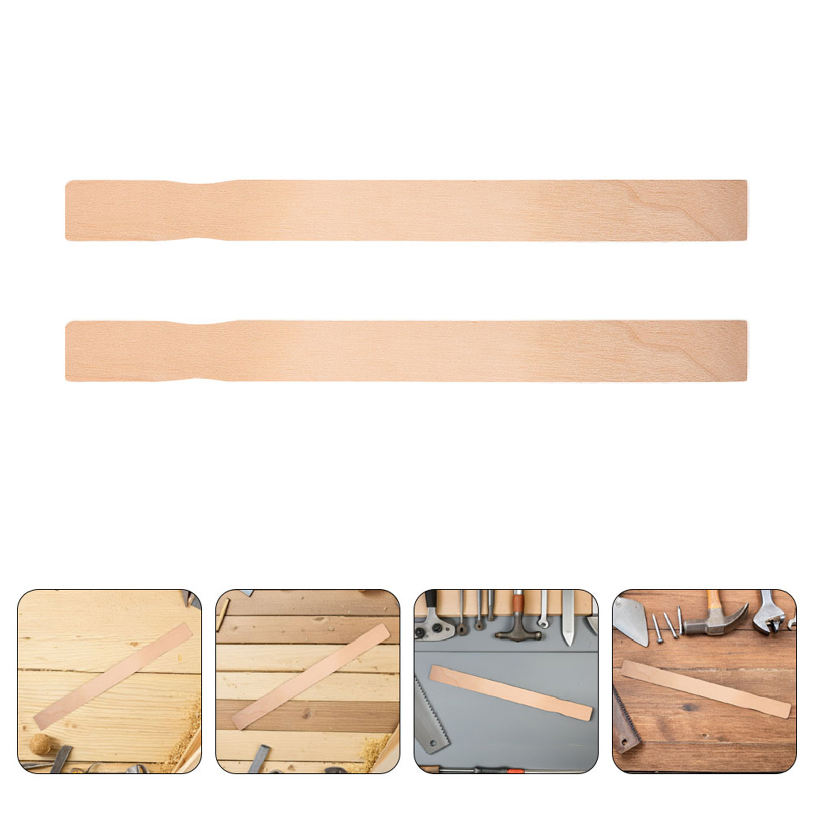 Woodworking Hobbies - 15 Stück Farbrührstäbe, Hochwertige Holz-Mischstäbe für