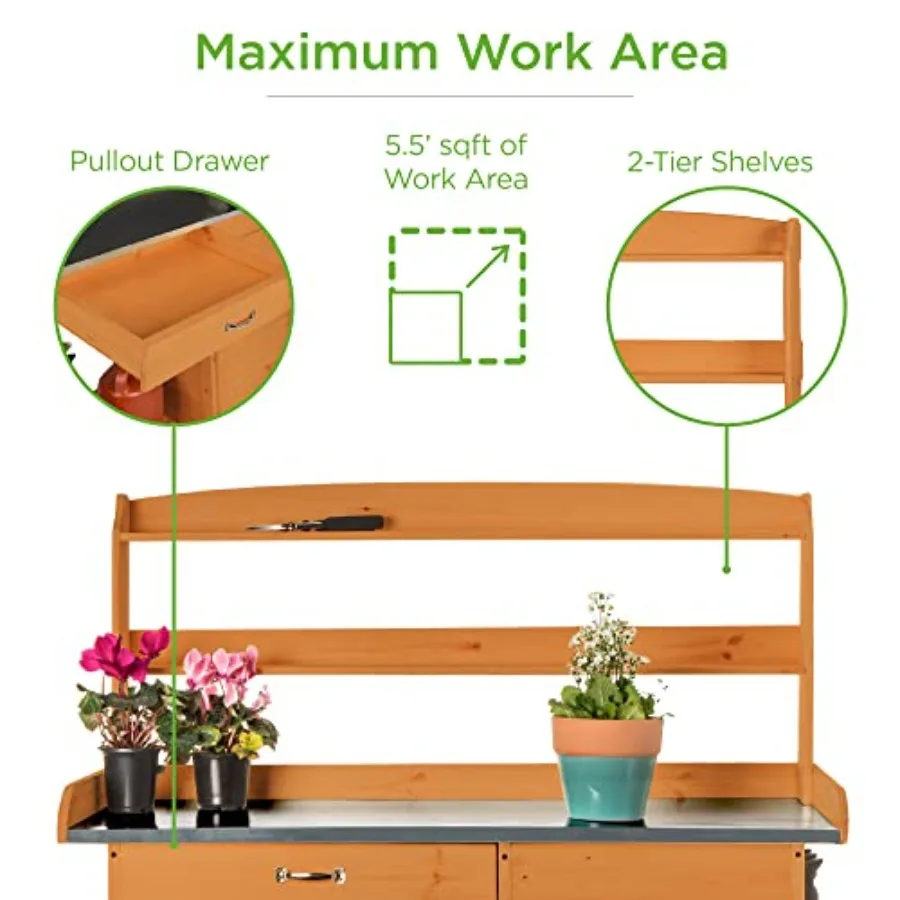 Garten-Arbeitsbank aus Holz fü – Woodworking Finishing Bewertung und Preis