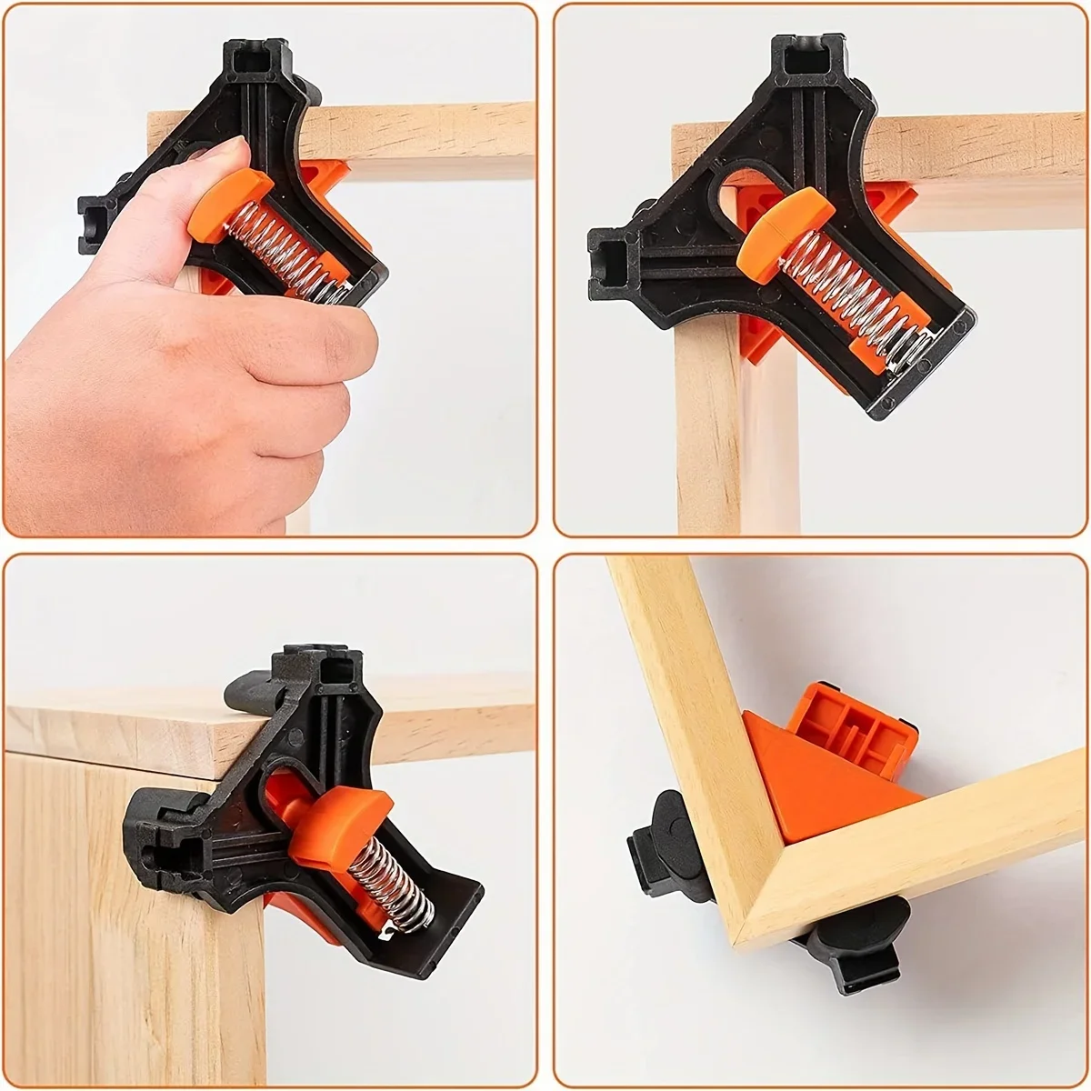4 Stück rechtwinklige Befestig – Woodworking Right Angle Clamp Bewertung und Preis