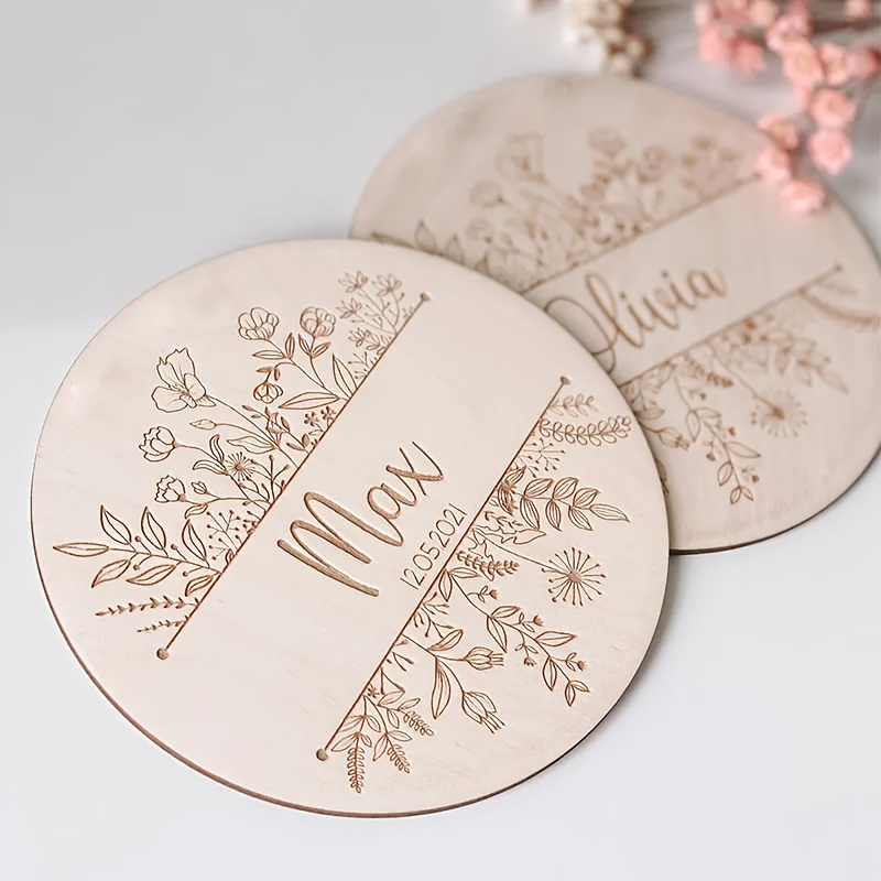Personalisierte Blumen-Gravur  – Woodworking Room Bewertung und Preis