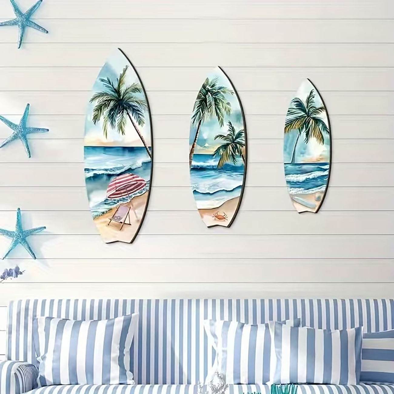 3-teiliges Ocean View Surfbret – Woodworking Room Bewertung und Preis
