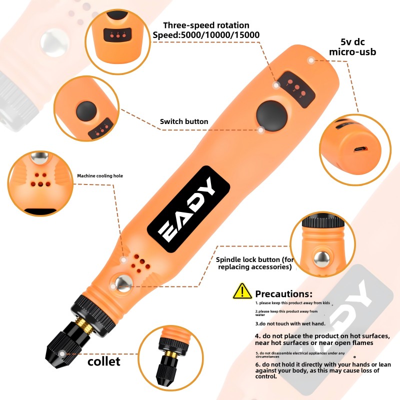 USB-Akku-Rotationswerkzeug-Set – Woodworking Essentials Bewertung und Preis