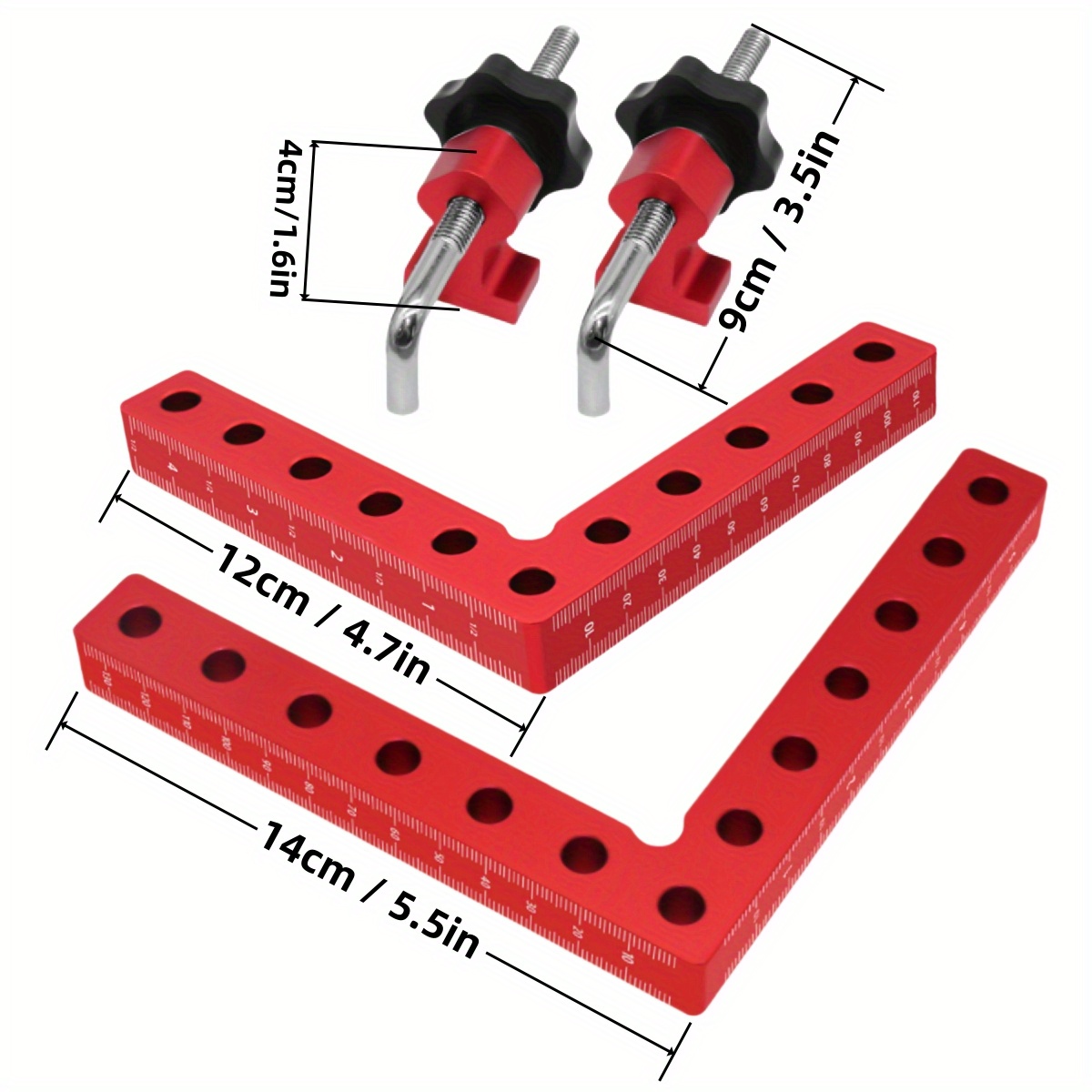 Aluminiumlegierung 90-Grad-Pos – Woodworking Right Angle Clamp Bewertung und Preis