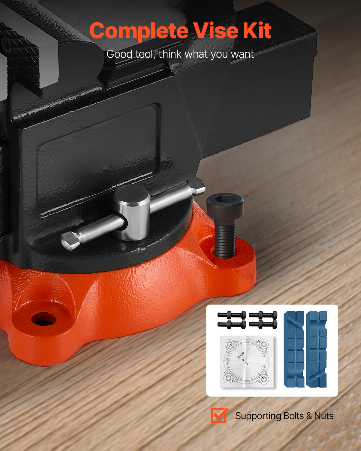 VEVOR Schraubstock, 127 mm Bac – Woodworking Vise For Workbench Bewertung und Preis