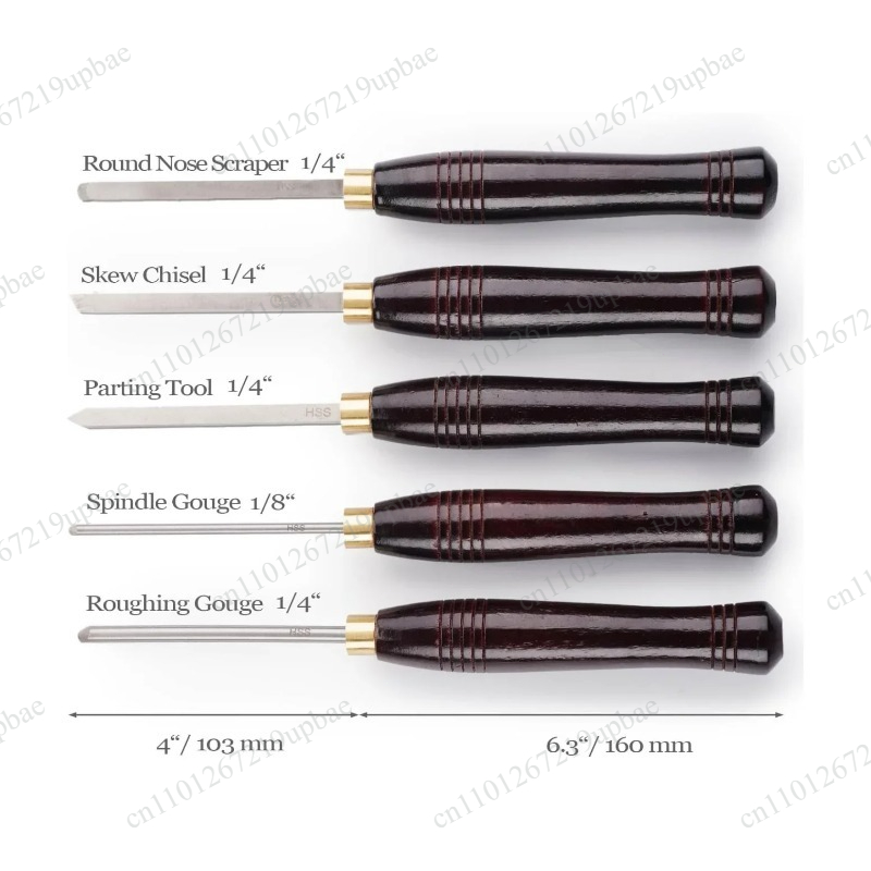 5-teiliges HSS-Drehmeißel-Set  – Woodworking Lathe Bewertung und Preis